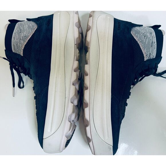 Sorel Women's ONA 503 Mid-Sneaker in blue. Size 9. - Picture 5 of 8